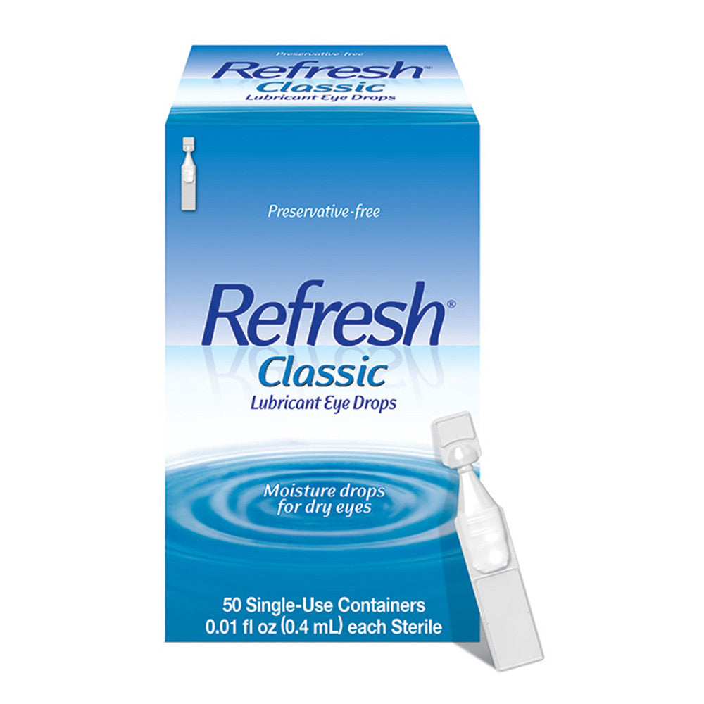 Refresh Classic Lubricant Eye Drops, 50 Ea